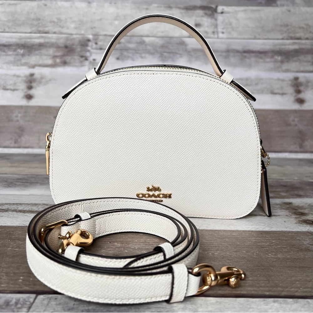 Coach Serena Leather Crossbody Satchel